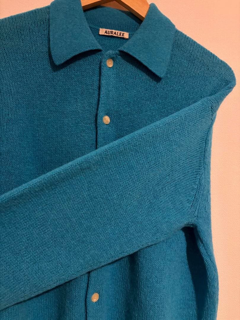 AURALEE ニットポロシャツ 4