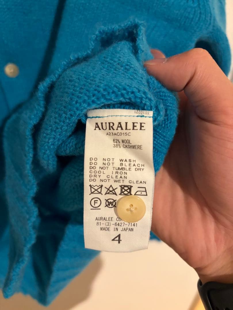 AURALEE ニットポロシャツ 4