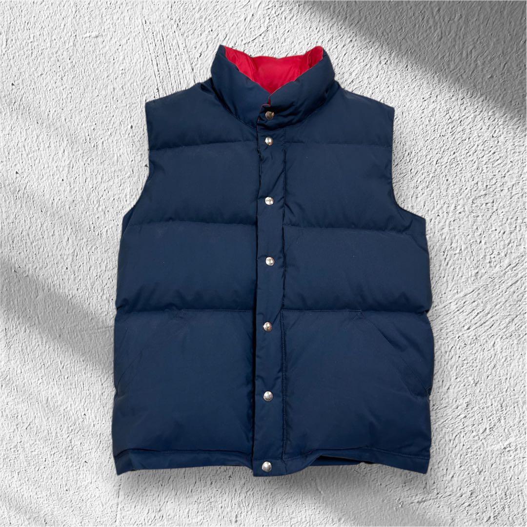 クレセントダウンワークス ダウンベスト　ネイビー MADE IN USA 美品