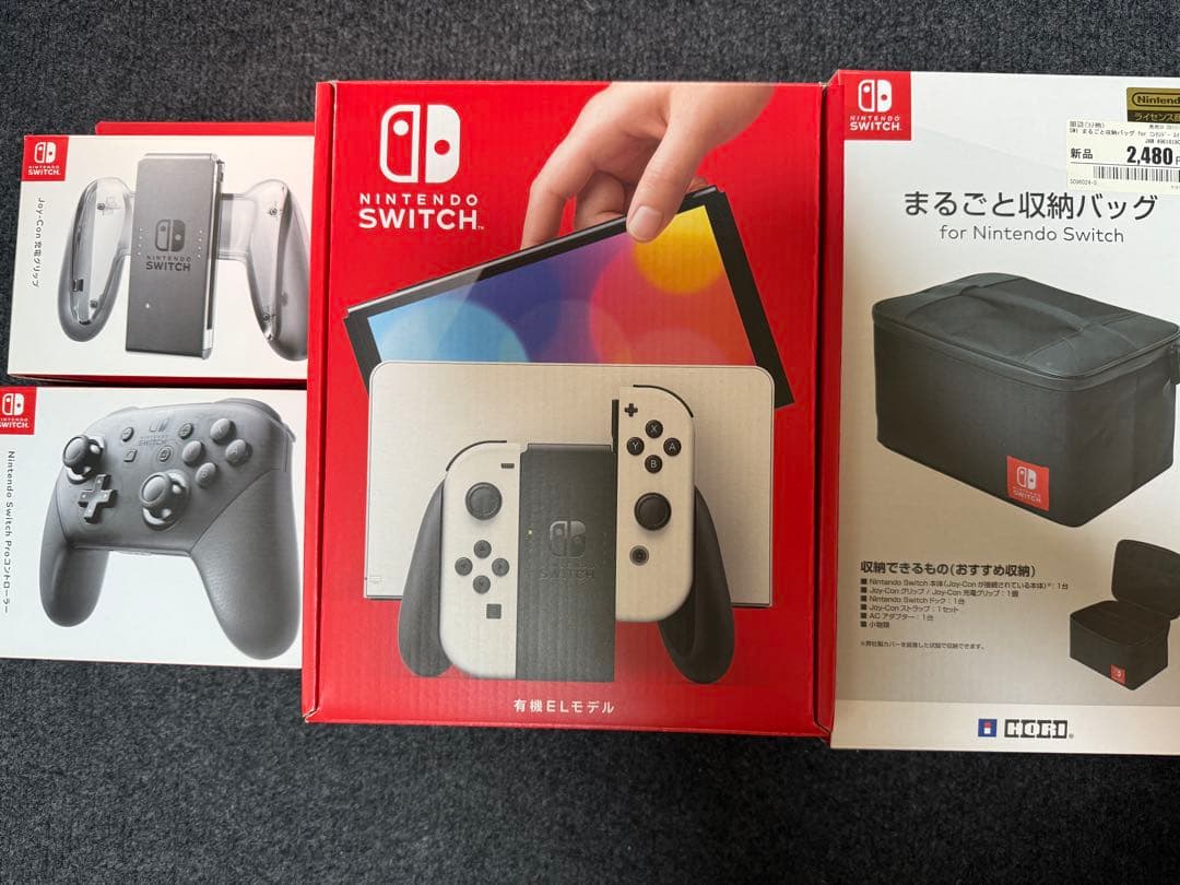 ち　Nintendo Switch 有機ELモデル 本体付属品セット