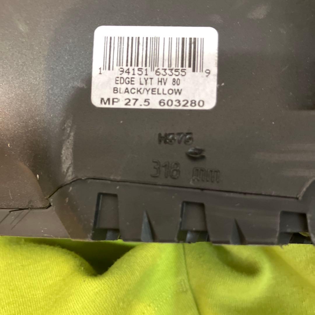 【1度だけ使用】HEAD スキーブーツ ブラック/イエロー