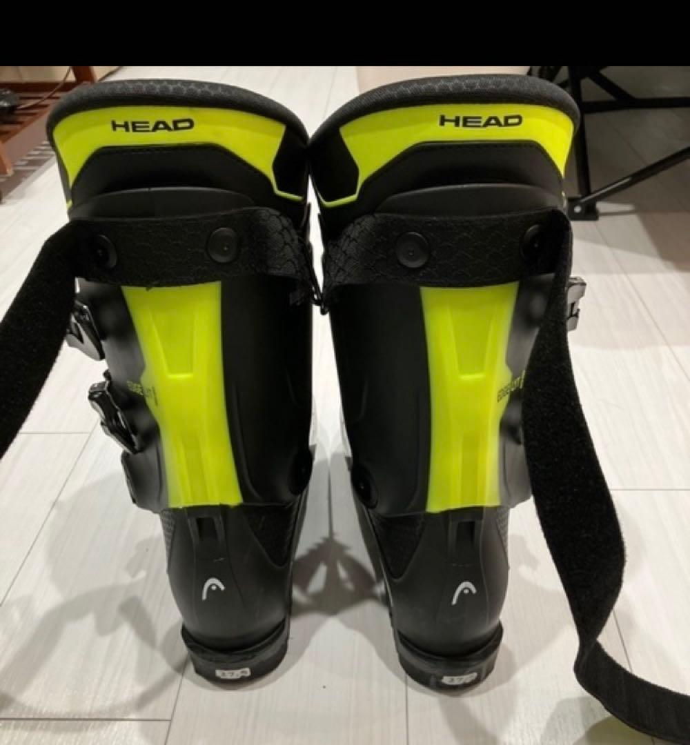 【1度だけ使用】HEAD スキーブーツ ブラック/イエロー