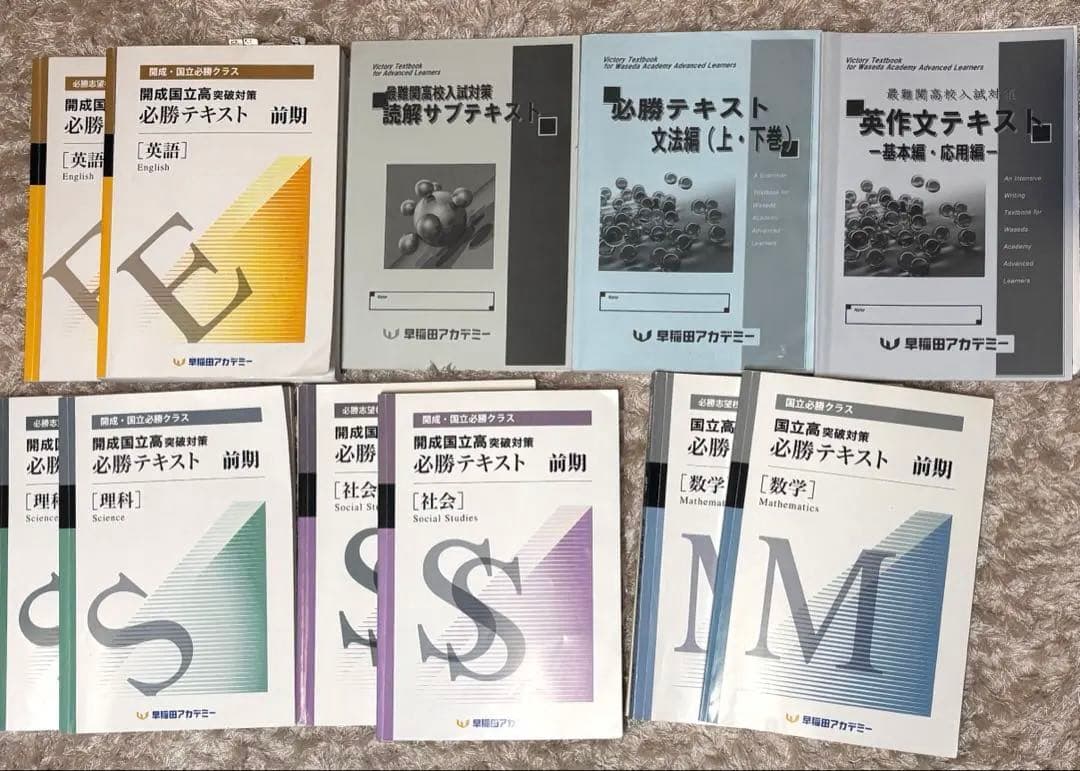 ⚠️大幅値下げしまた⚠️早稲田アカデミー　中学3年生　まとめ売り