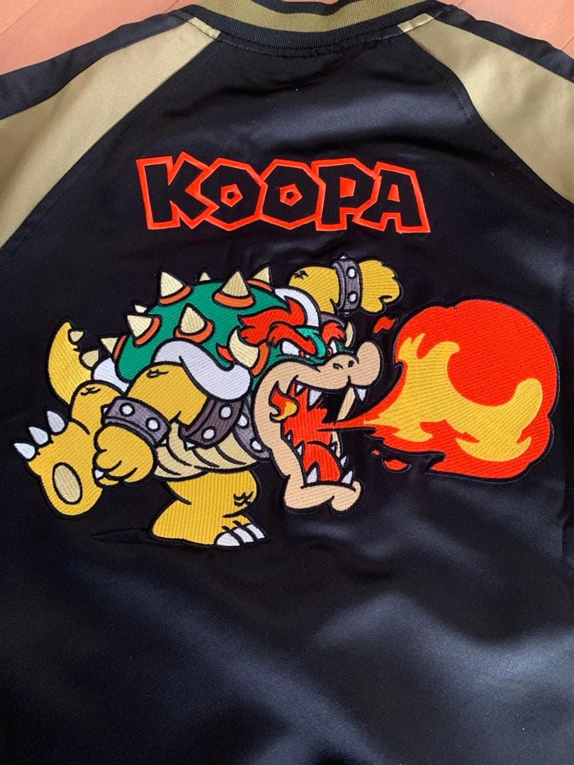 USJニンテンドーワールド限定クッパ刺繍ブルゾンLサイズ