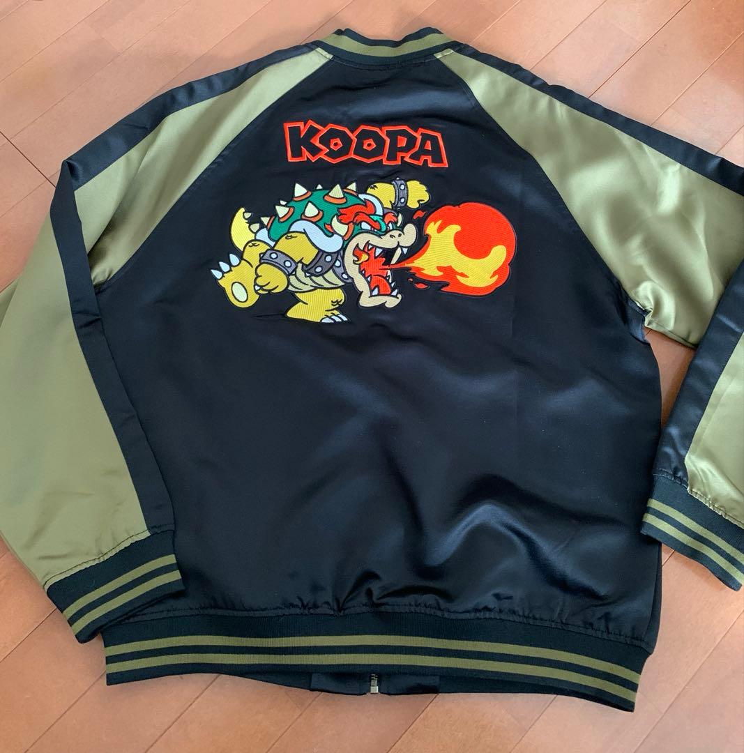 USJニンテンドーワールド限定クッパ刺繍ブルゾンLサイズ
