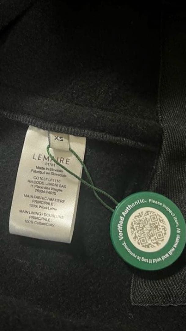 lemaire 24AW WRAP COAT ルメール　ラップコート