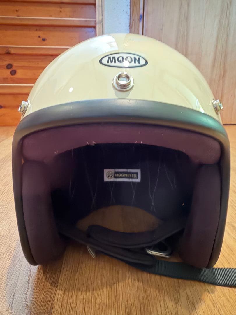 L*M様 MOONEYES ジェットヘルメット アイボリー