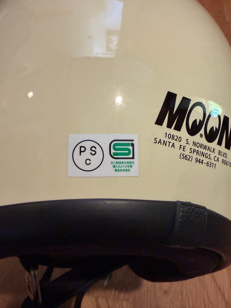 L*M様 MOONEYES ジェットヘルメット アイボリー