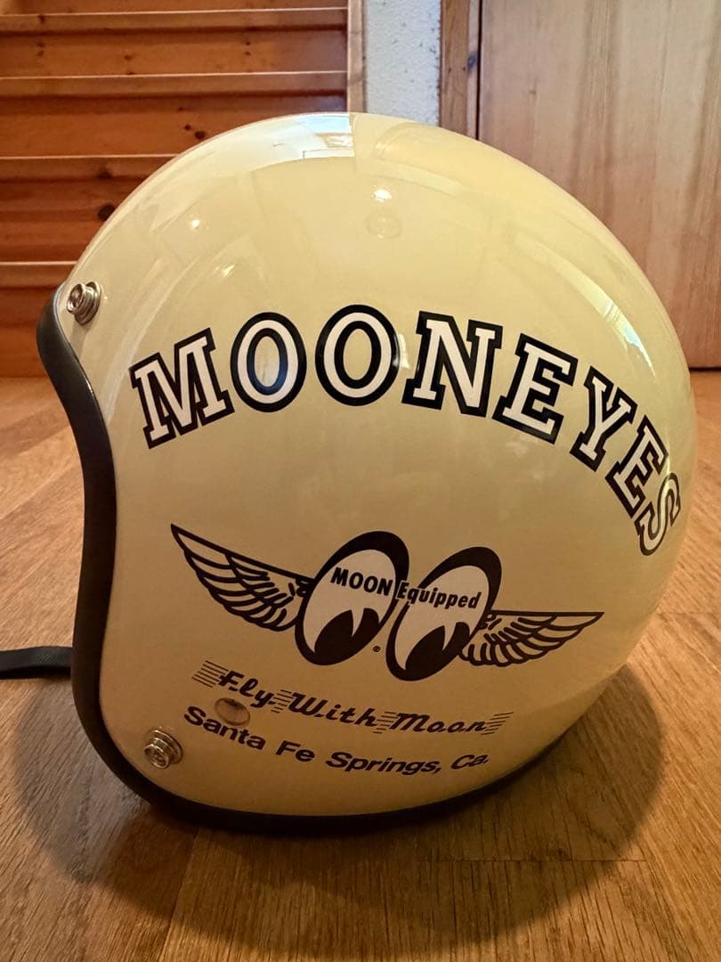 L*M様 MOONEYES ジェットヘルメット アイボリー