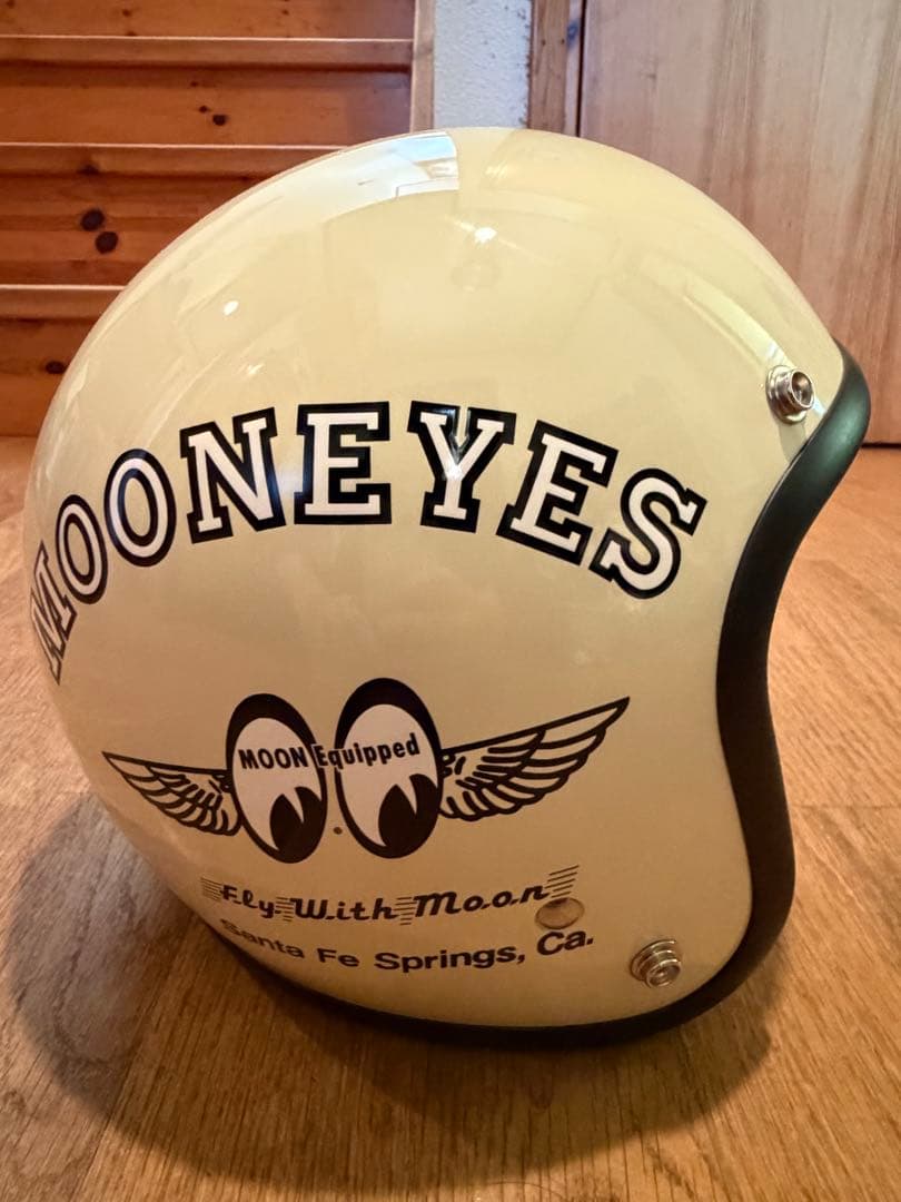 L*M様 MOONEYES ジェットヘルメット アイボリー