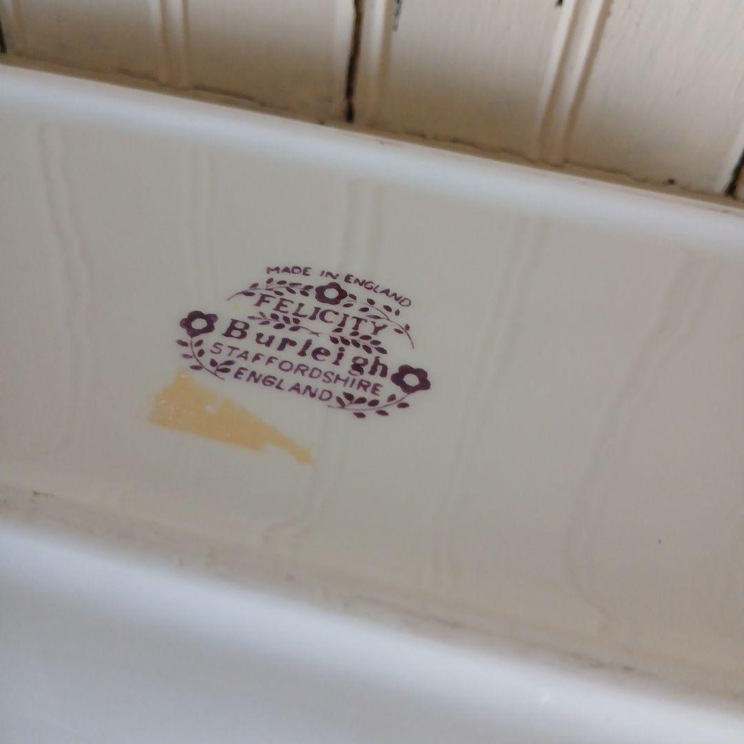 Burleigh　 バーレイ　サンドイッチトレイ　プラムフェリシティ　イギリス