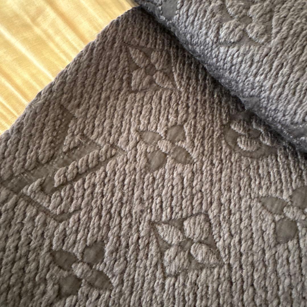 ルイヴィトン エシャルプ ロゴマニア マフラー ノワール ブラック