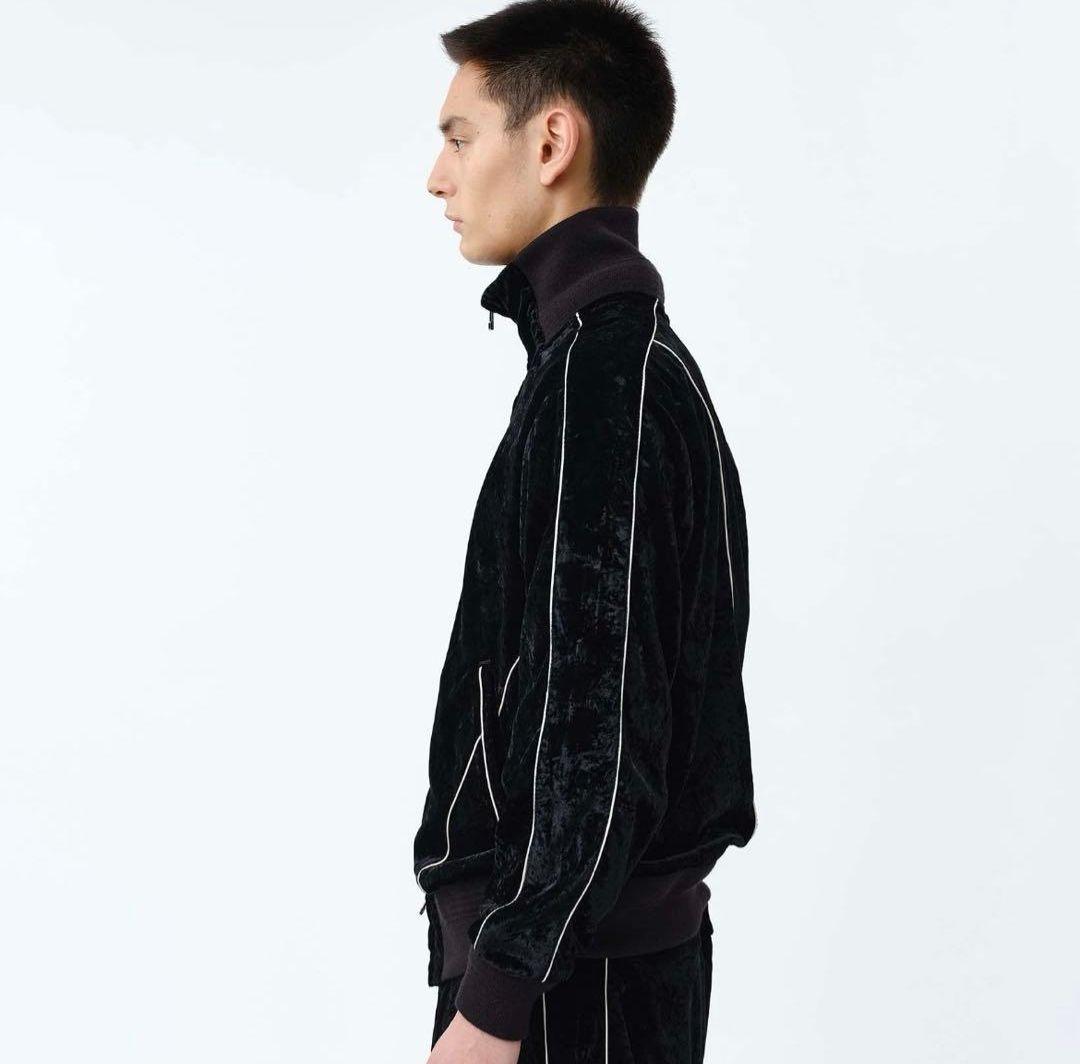 C*B様 VELVET TRACK REGULAR FIT JACKET BLA