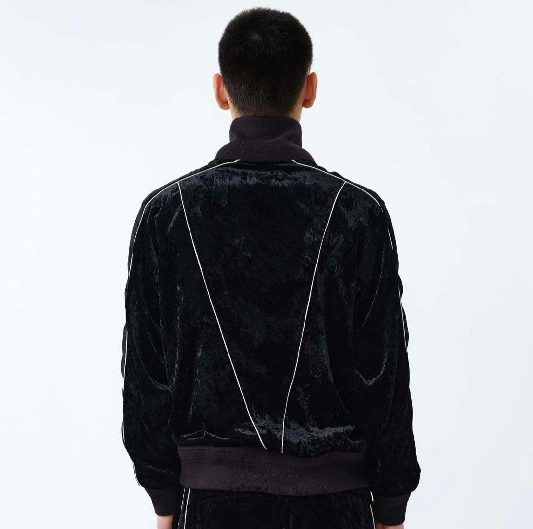 C*B様 VELVET TRACK REGULAR FIT JACKET BLA