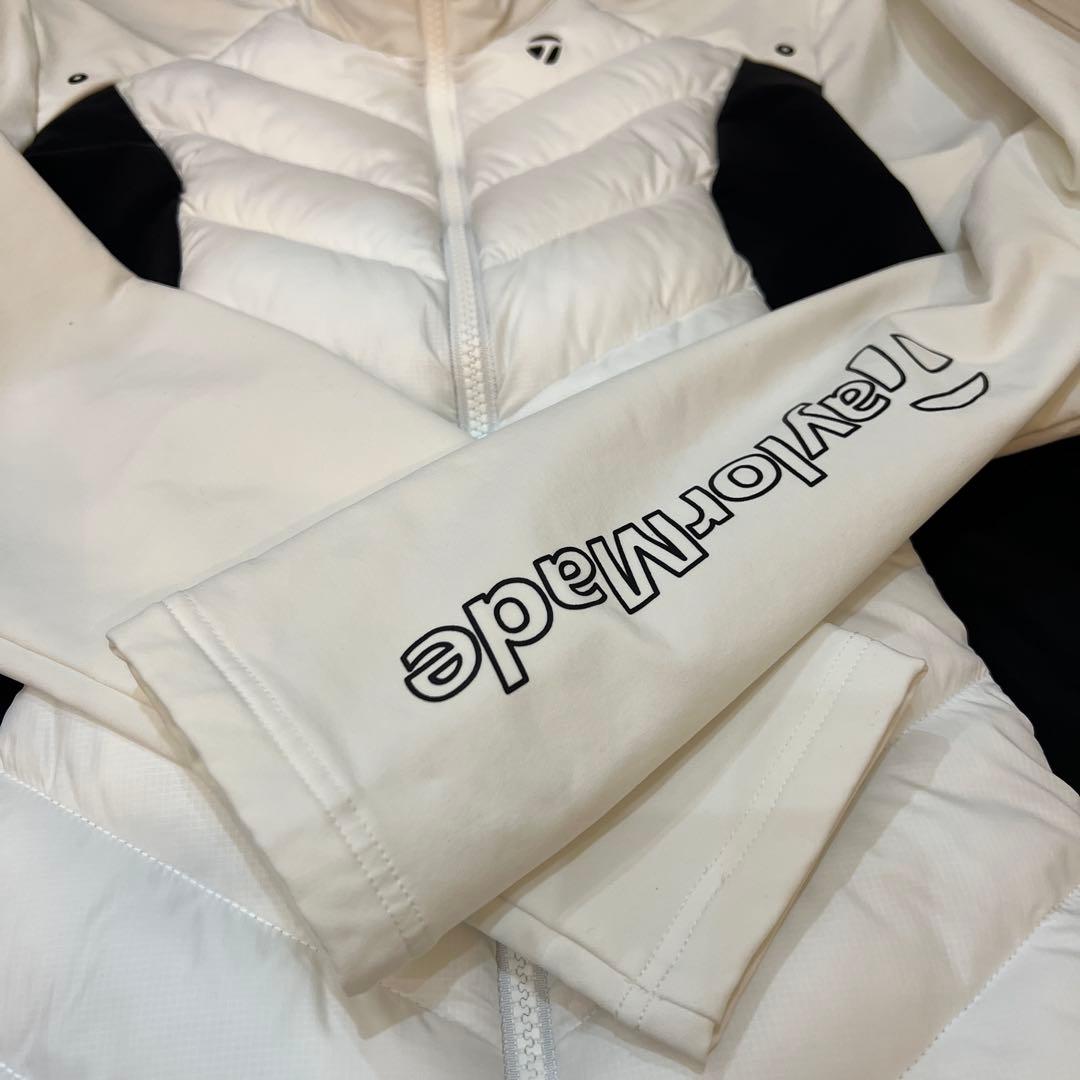 美品　半額以下　ハイブリッド　プレイ　ダウン テーラーメイド　ホワイト　サイズO