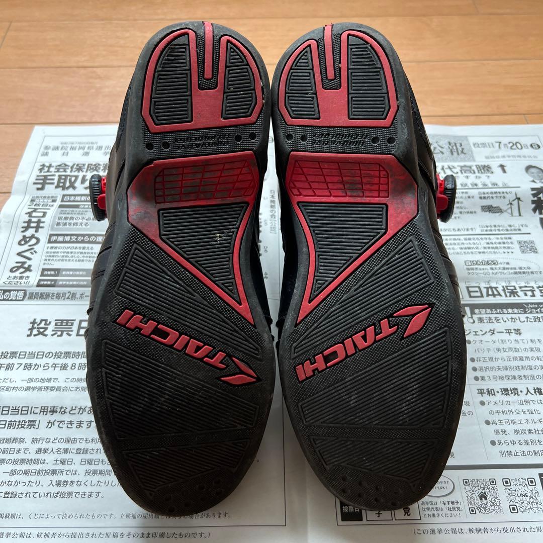 ひ*職様 RSタイチ　バイク ライディングシューズ 防水 プロテクター BOAダ