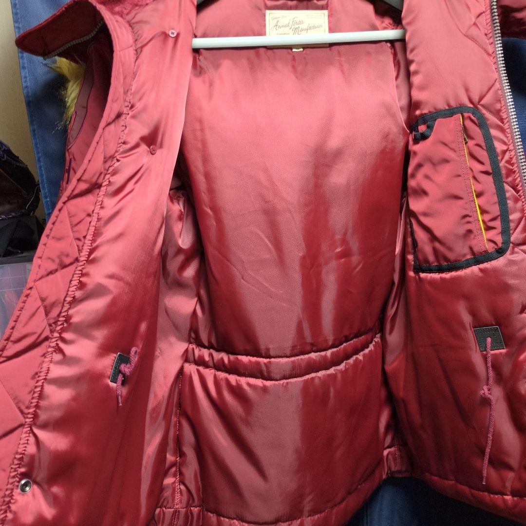 【美品】AVIREX N-3B タイガーシャーク Mサイズ バーガンディ