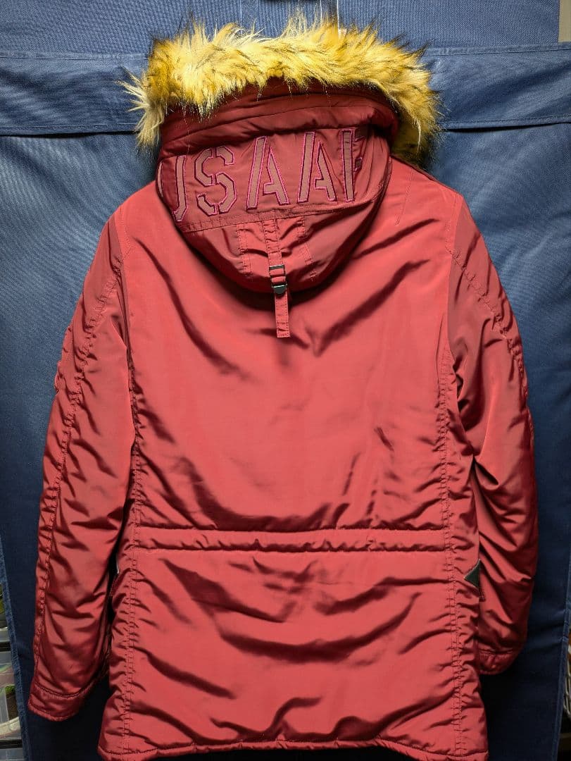 【美品】AVIREX N-3B タイガーシャーク Mサイズ バーガンディ