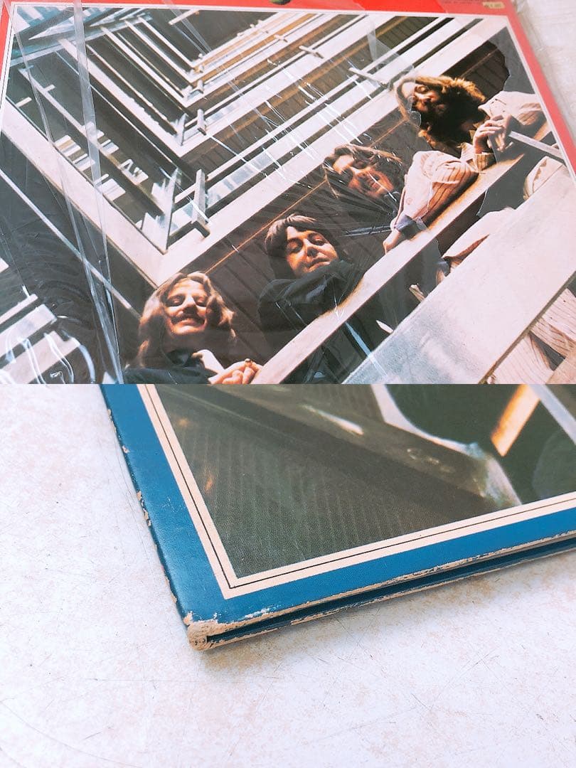 ザ・ビートルズ 赤盤 青盤 2点セット レコード ビンテージ レトロ 当時物