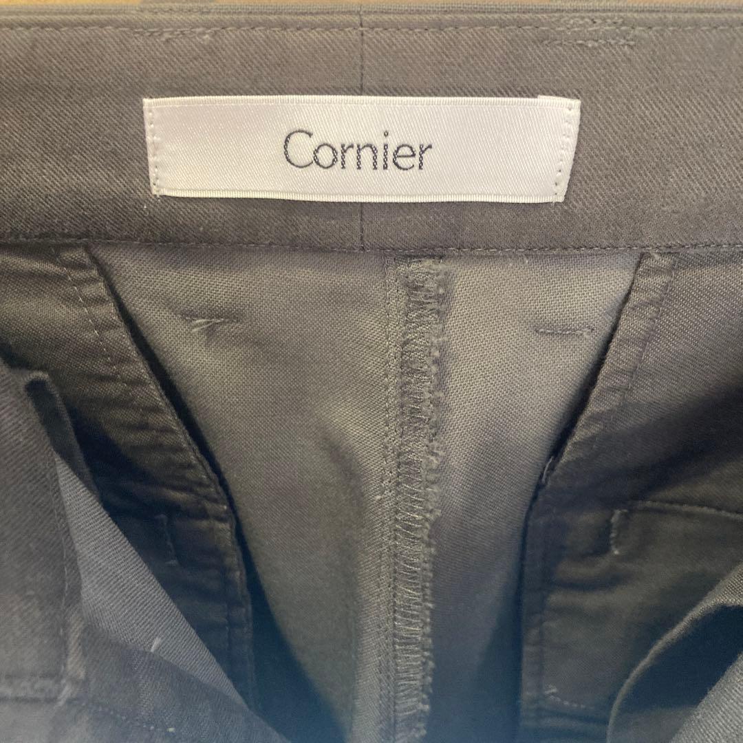 パンツ Super130 WORSTED WOOL 2-TUCK WIDE PANTS