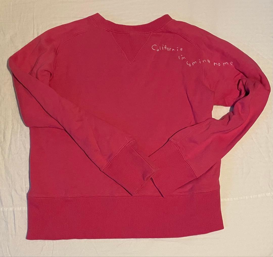 RHC Ron Herman 刺繍 ピンク トップス スウェット S