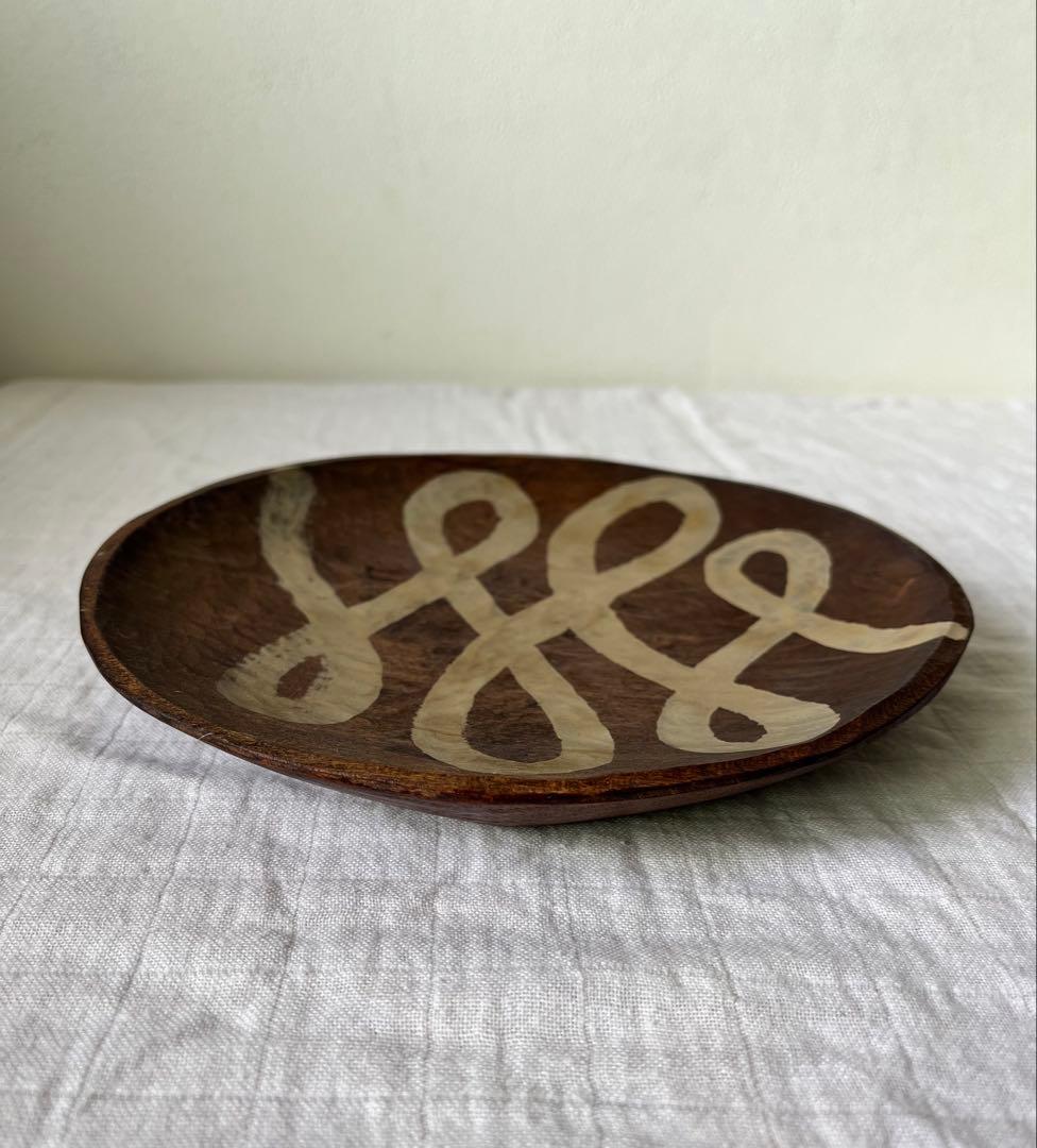 角俊弥　漆　木工　スリップウェア　プレート　皿