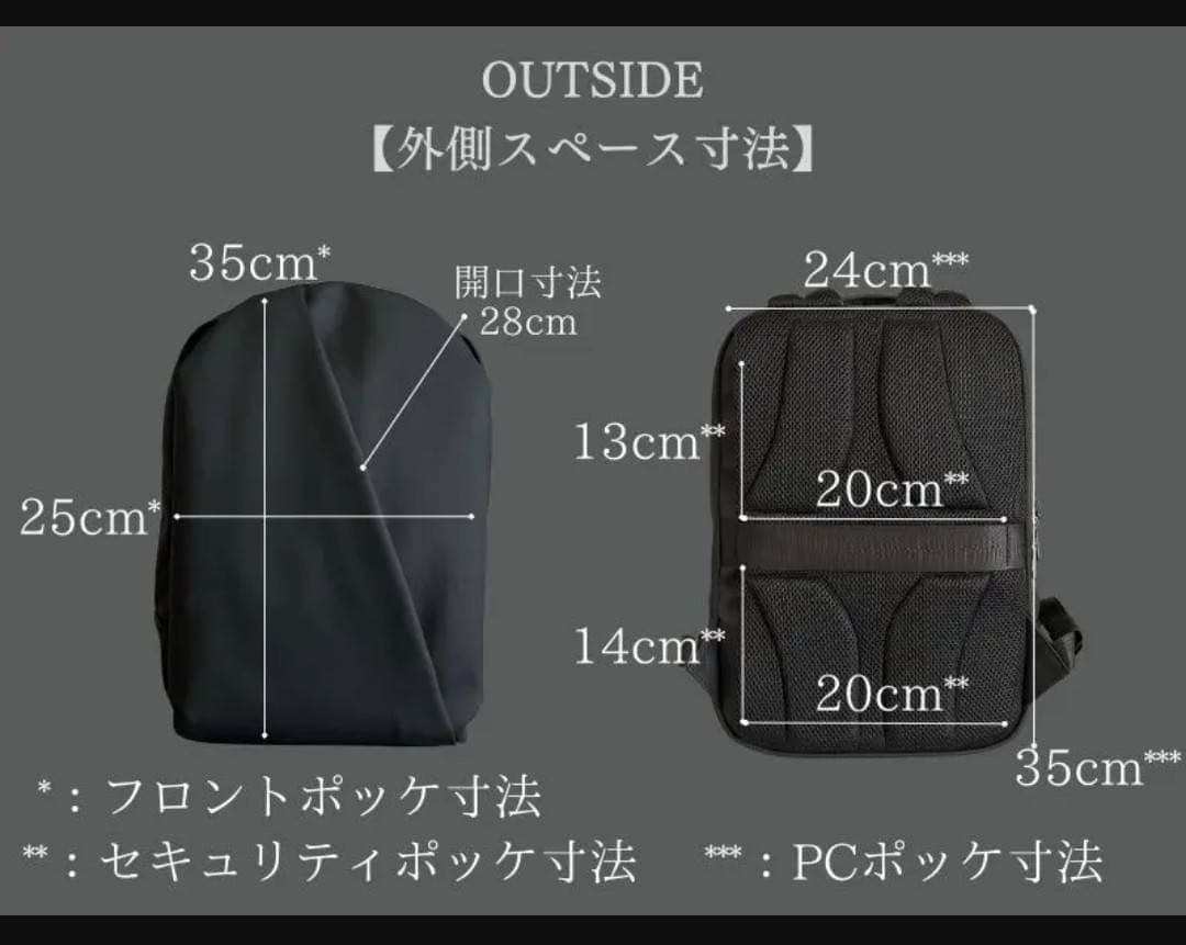NIG QUICK PACK13 ブラックバックパック