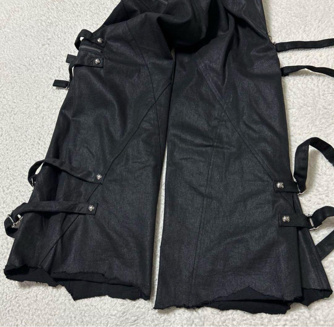 Rosen Kreuz⭐︎3 SIDE BELT BIG WIDE PANTS