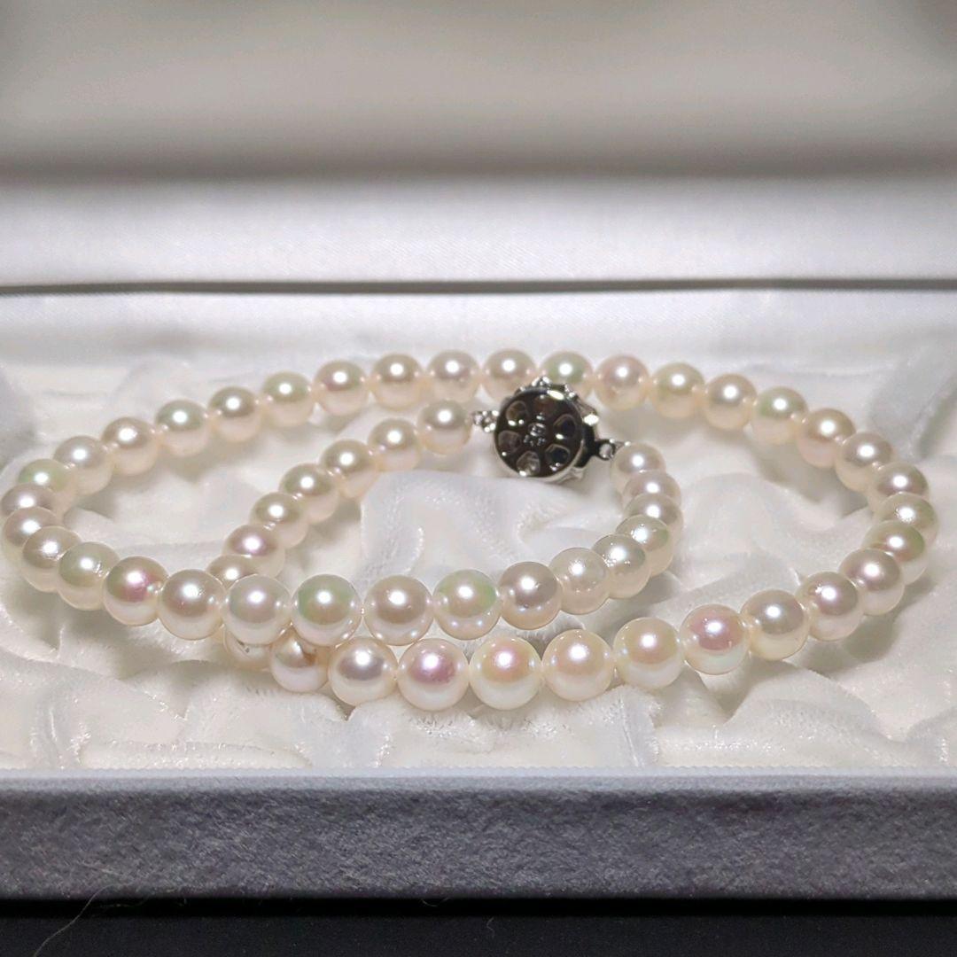 あこや真珠 ネックレス 約7.0-7.5mm 390