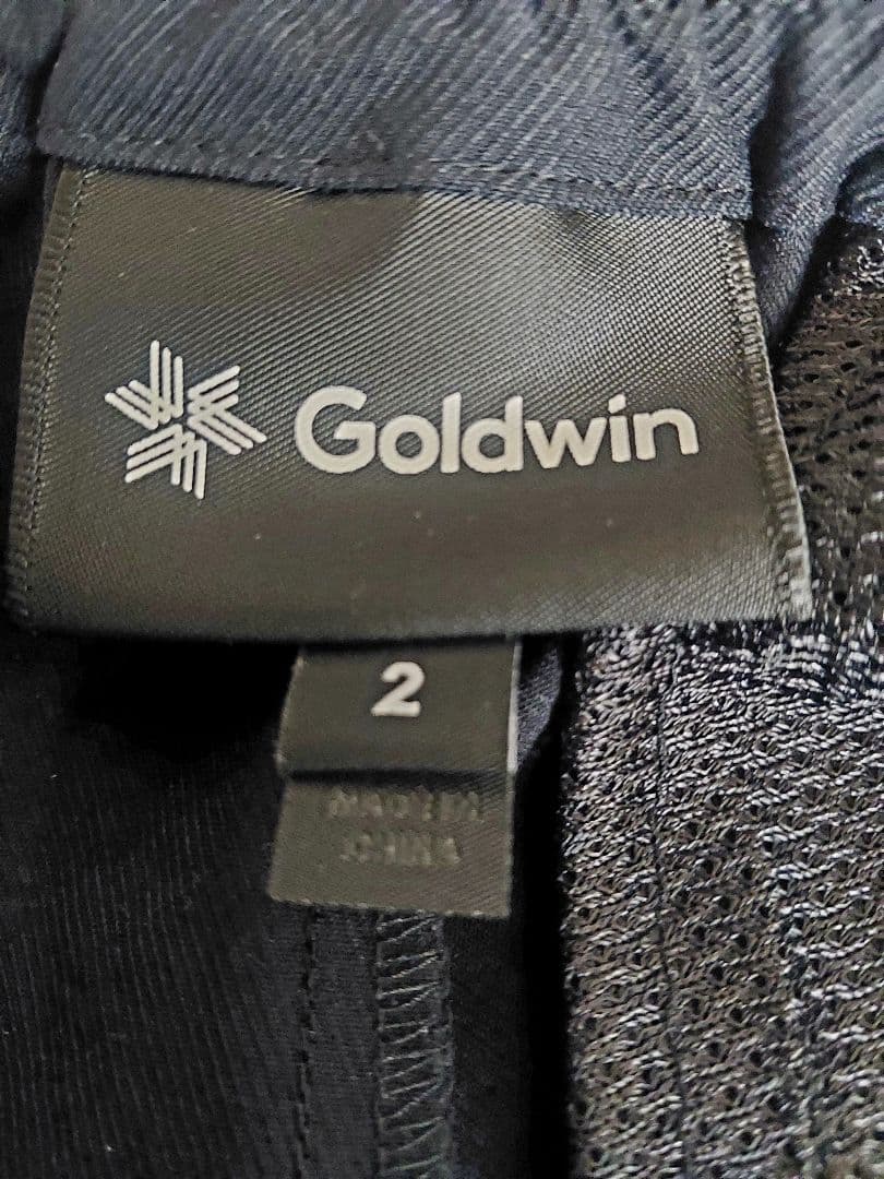 新品　Goldwin ワンタックテーパードアンクルパンツ　BLK