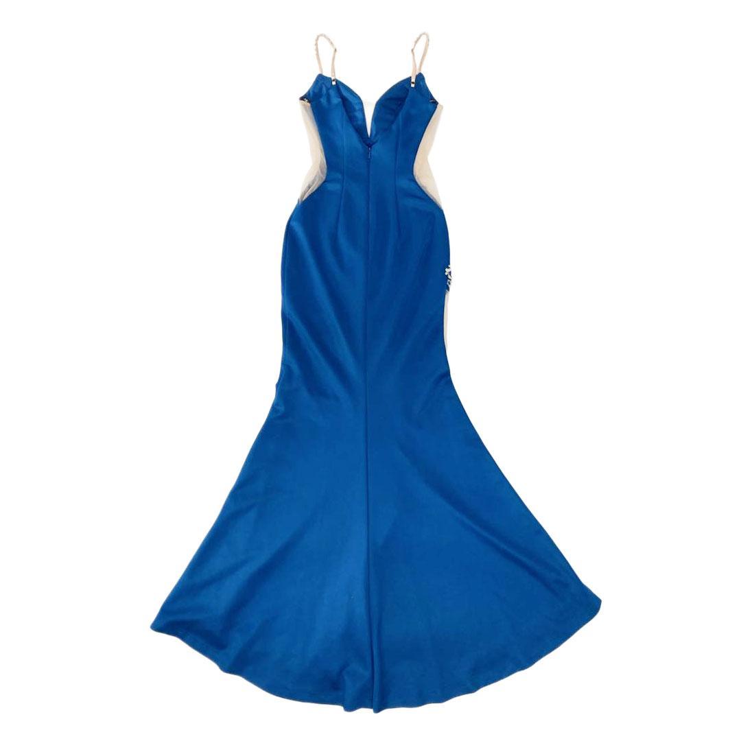 AngelR エンジェルアール バストビジューデザインキャミソールロングドレス