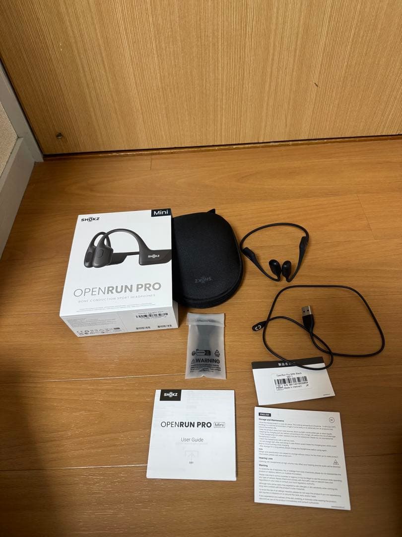 ショックス SHOKZ OPENRUN PRO Mini 骨伝導イヤホン