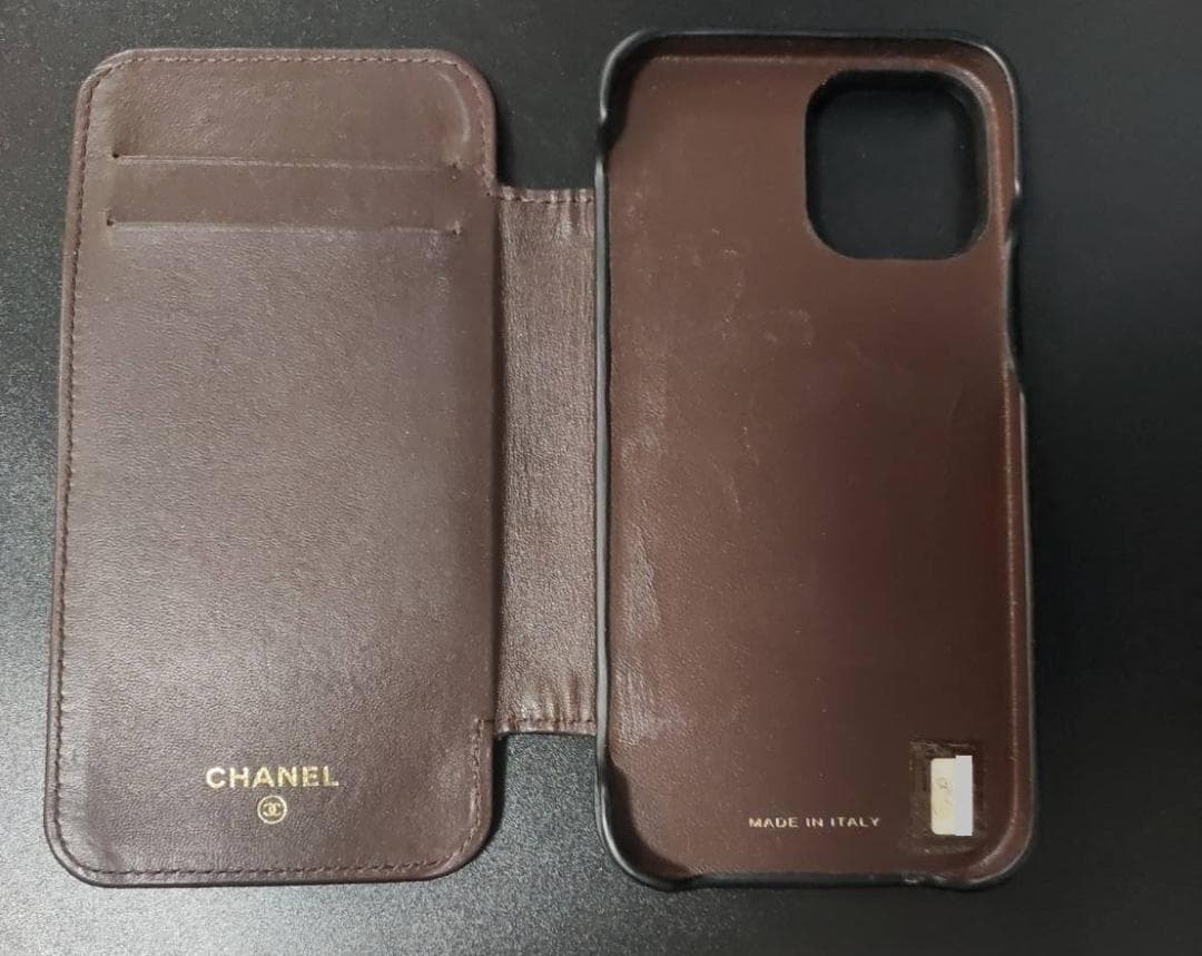 CHANEL シャネルマトラッセ iPhone12 Pro スマホケース 手帳型