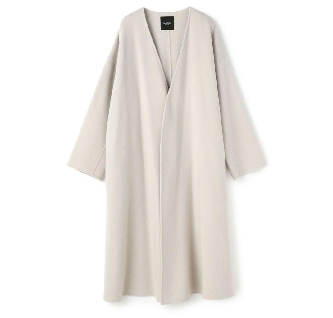 N.O.R.C アイスブルー ロングコート サイズ1