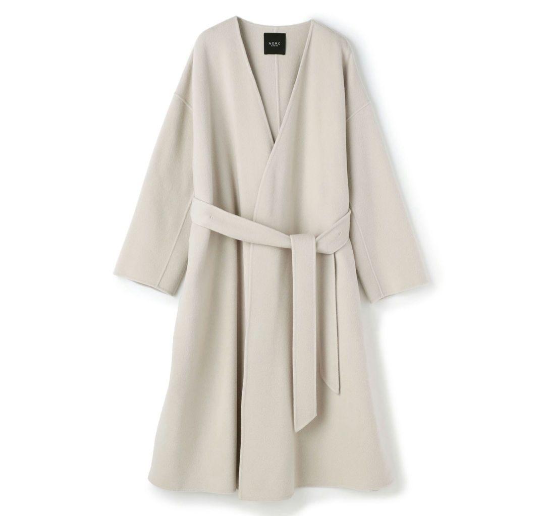 N.O.R.C アイスブルー ロングコート サイズ1