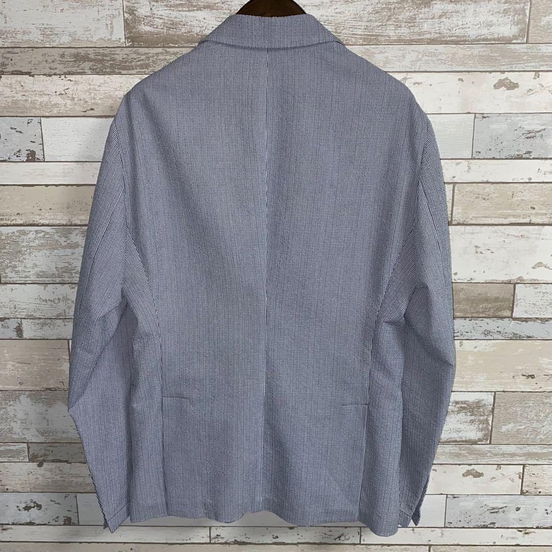 EMPORIO ARMANI シアサッカージャケット size52 ブルガリア製