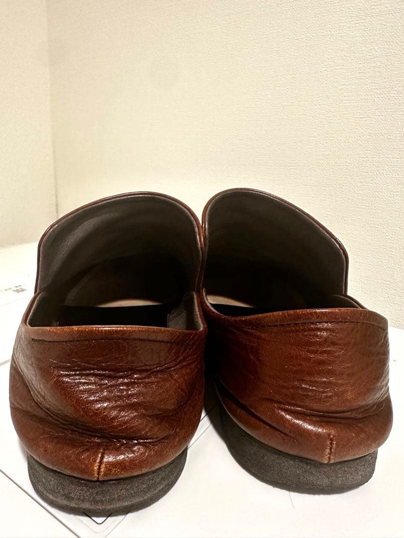 alfredoBANNISTER ブラウン スリッポン 日本製 ビジネスシューズ