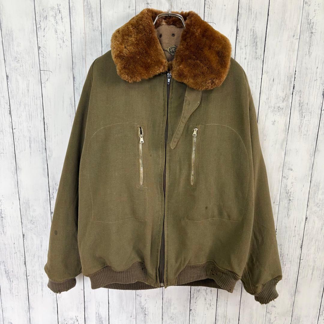 40s ユーロ フライトジャケット ヴィンテージ ミリタリージャケット RTC