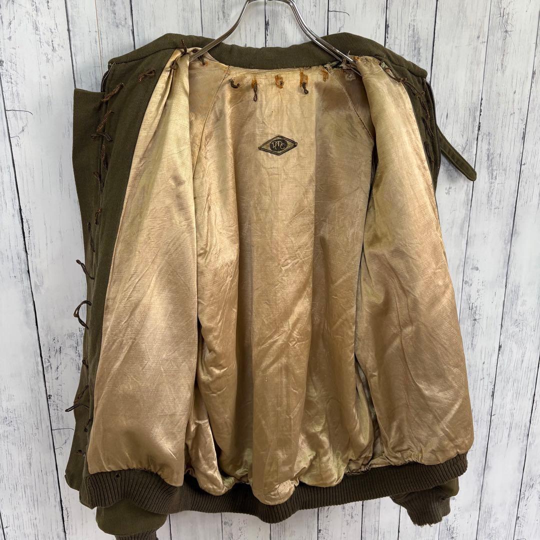 40s ユーロ フライトジャケット ヴィンテージ ミリタリージャケット RTC