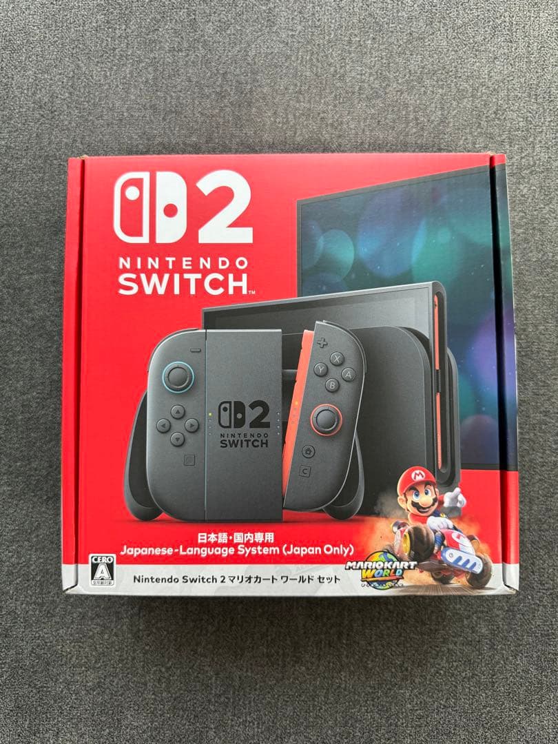 Nintendo Switch 2 日本語専用 マリオカートワールドセット　本体