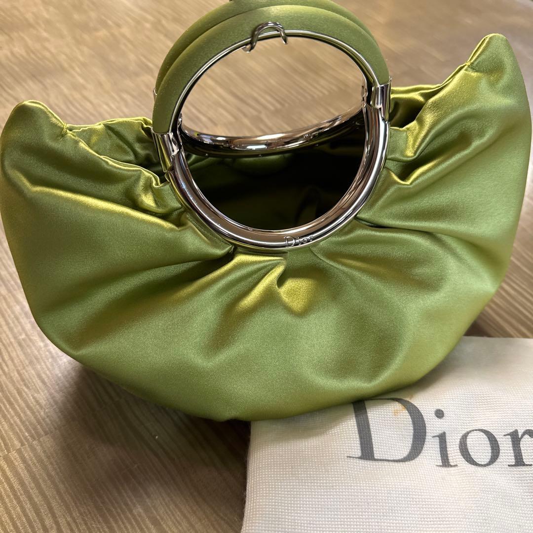 Dior サテンバッグ