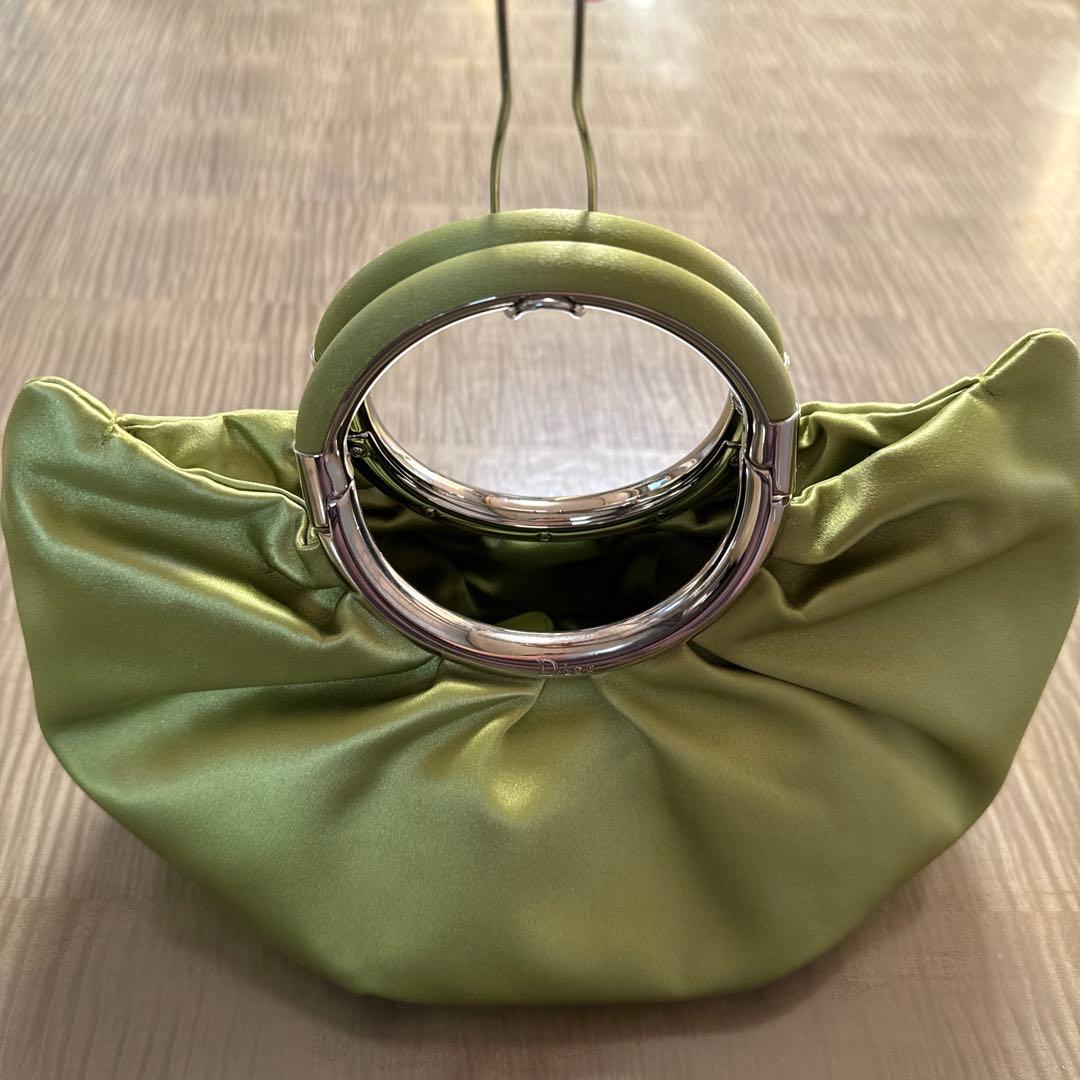 Dior サテンバッグ