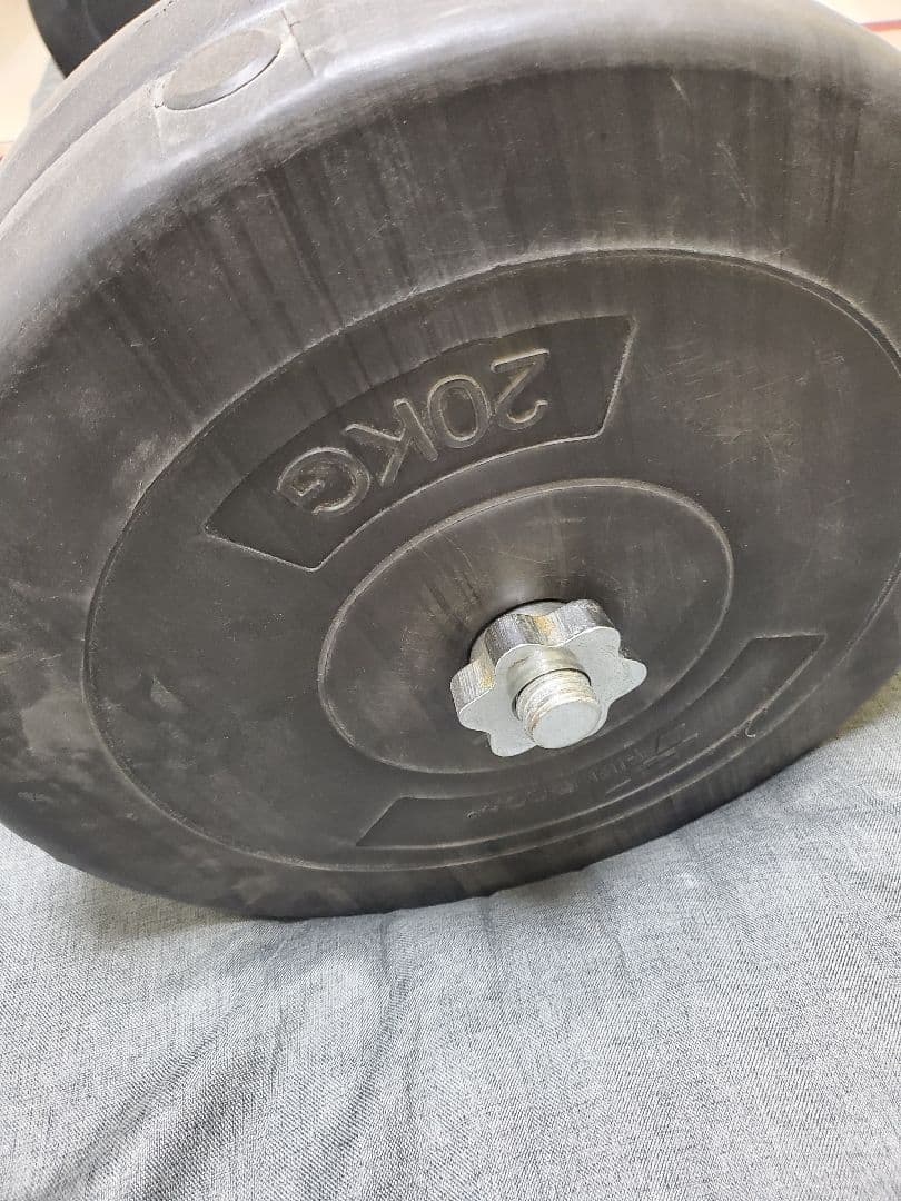 筋トレ80キロ ベンチプレス デッドリフト　ZOKG20kgプレート