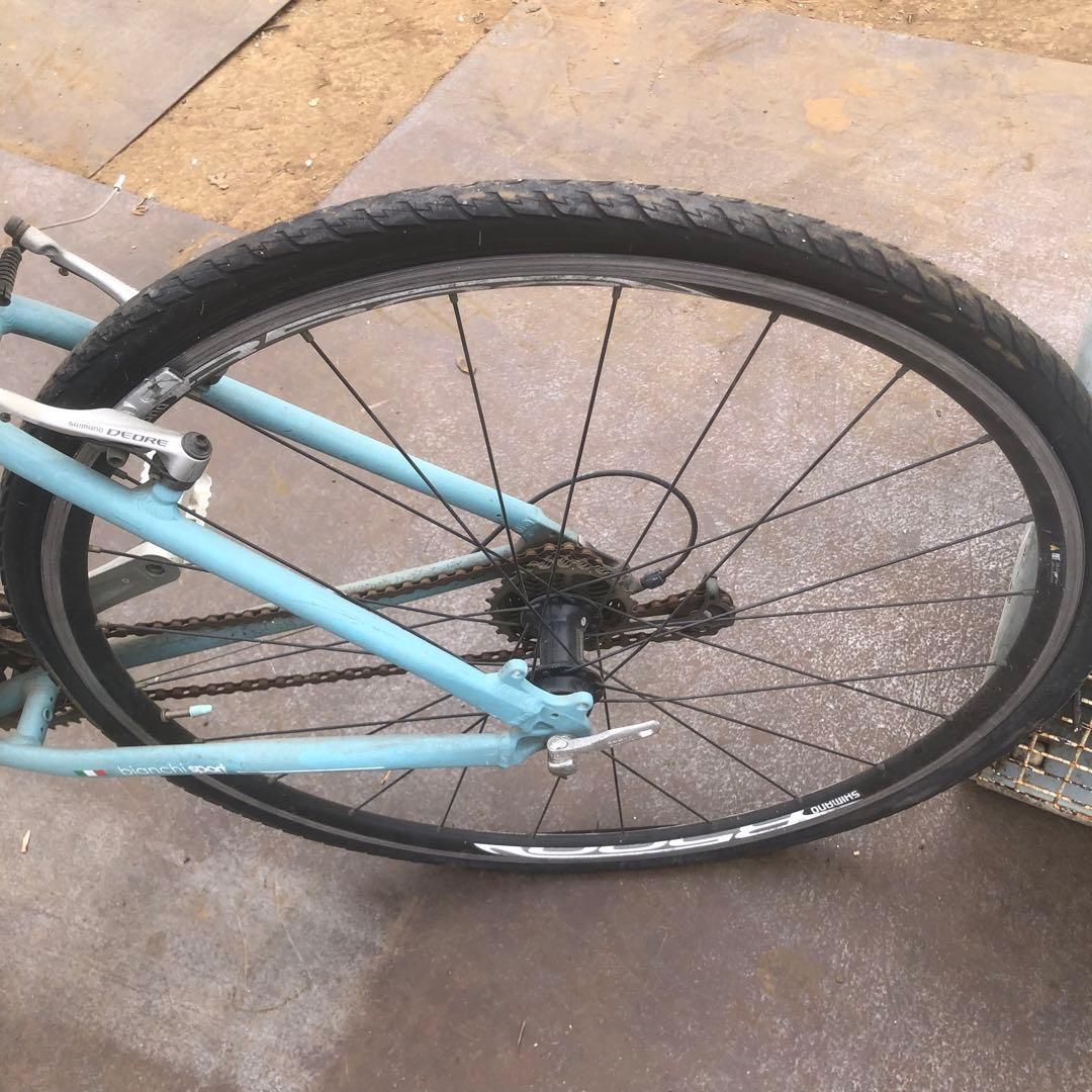 Bianchi クロスバイク 自転車 アルミボディ 48cm