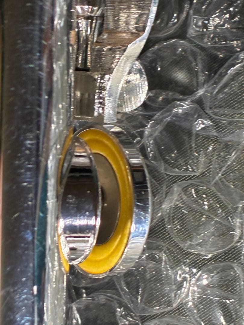 H足部管 銀メッキ洋銀製 C管フルートの高音安定、音色リッチ化に❕良品選定品