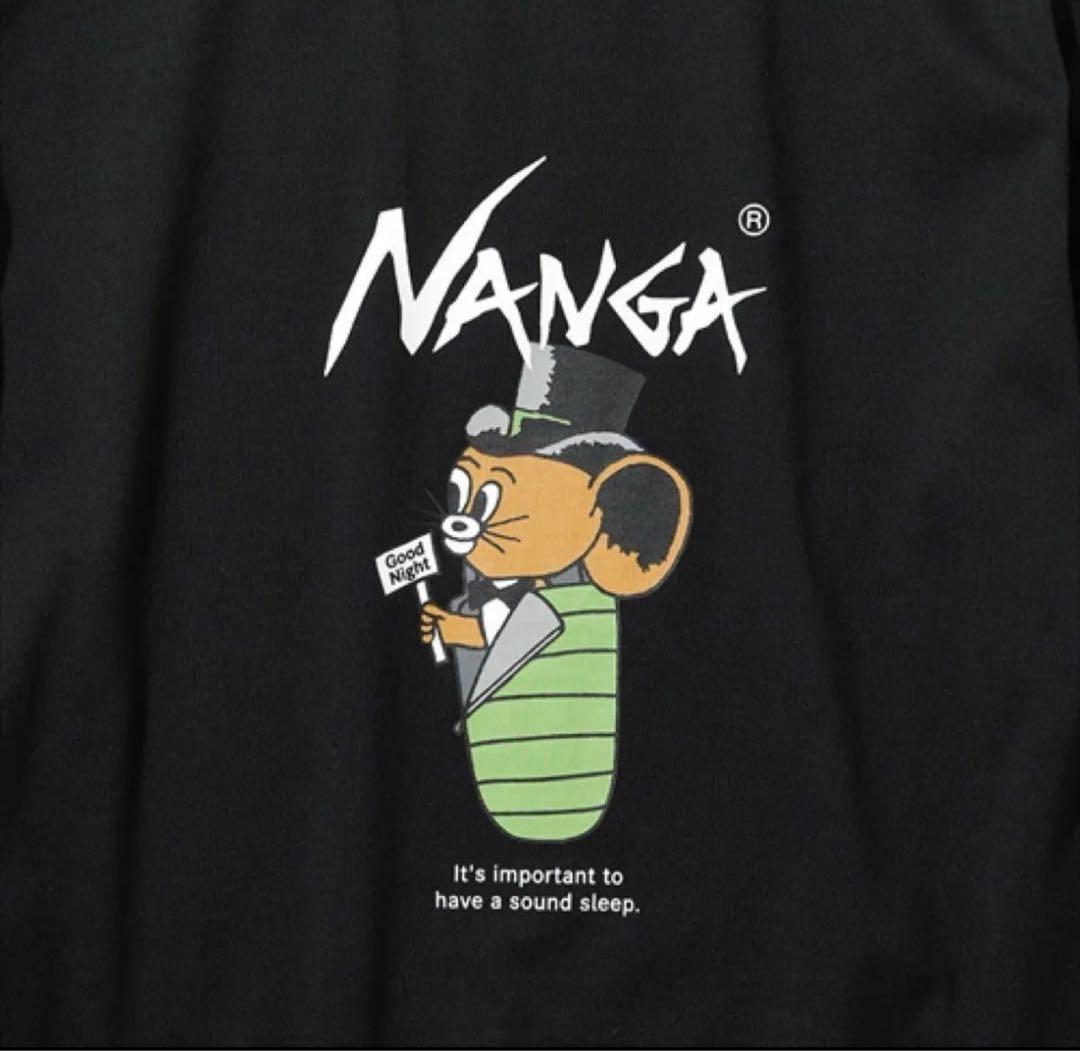 【新品未使用】GO OUT限定 ジェリーウカイ×ナンガ　ロンT 黒　サイズL