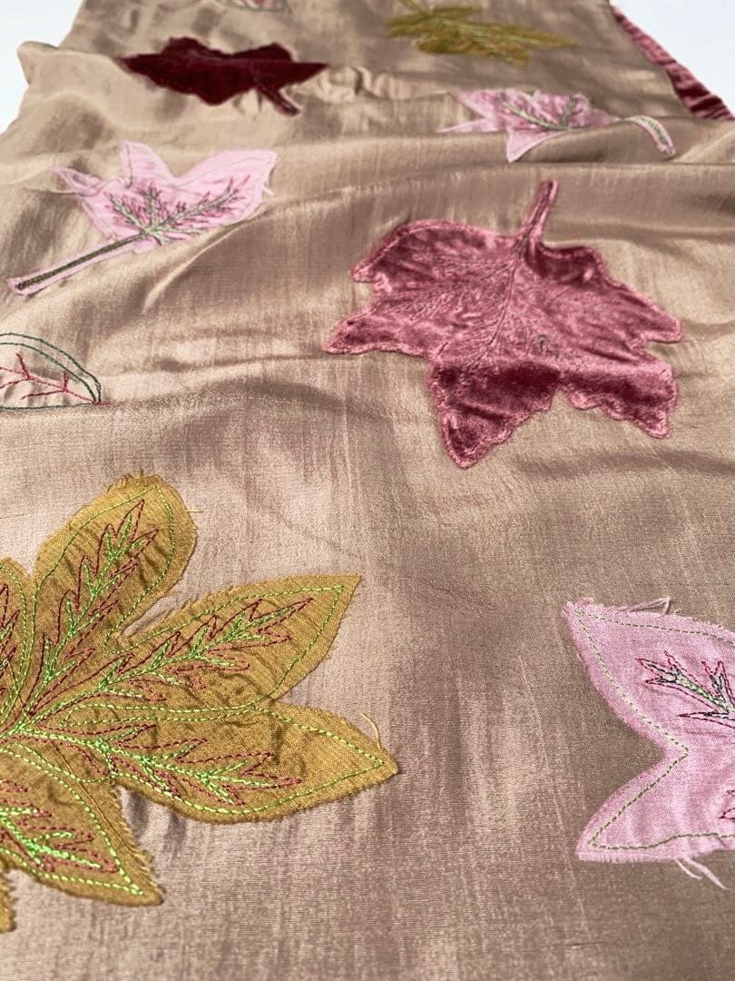 ロメオ ジリ GIRI シルク×ベロア ショール