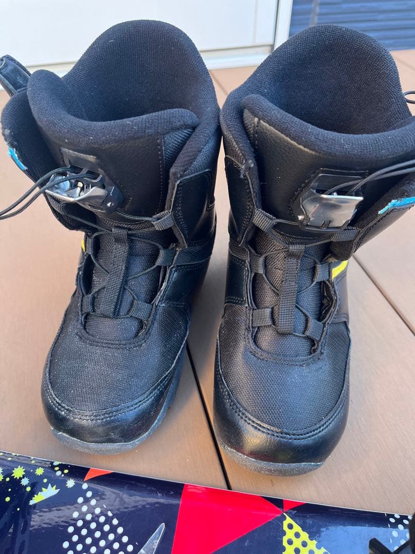 IGNIO×HEAD　キッズスノーボード120cm　ブーツ22〜23㎝