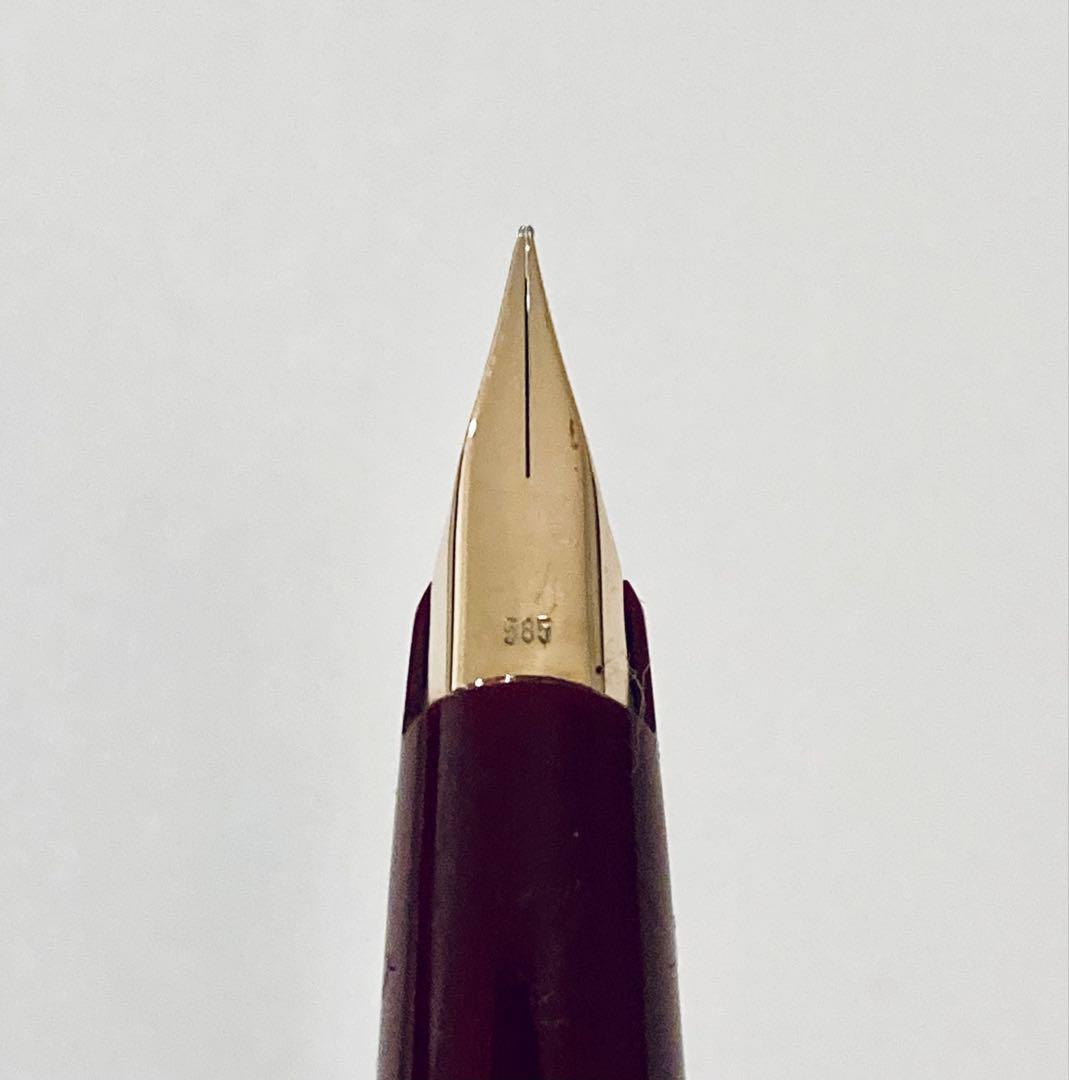 ペン先14K◆モンブラン高級万年筆 MONTBLANC 1970s ボルドー