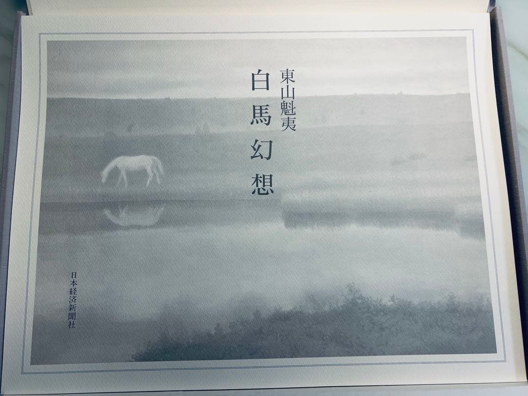 東山魁夷　白馬幻想　限定版　日本経済新聞社